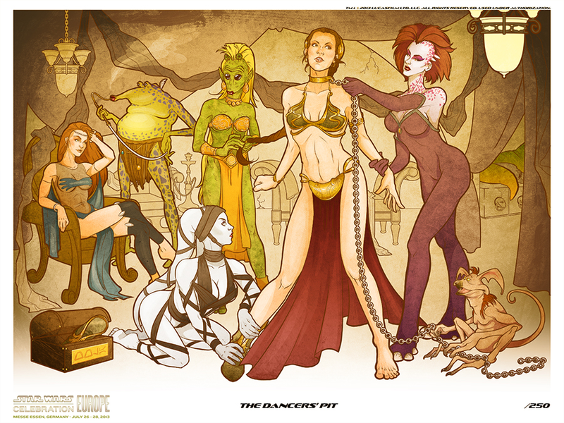 Illustration for article titled George Lucas is Darth Vader and more, in Celebration Europe's Art Show